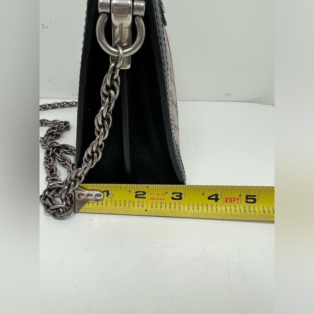 Gucci Ophidia Medium Shoulder Bag GG Supreme Chain Strap - Picture 11 of 12